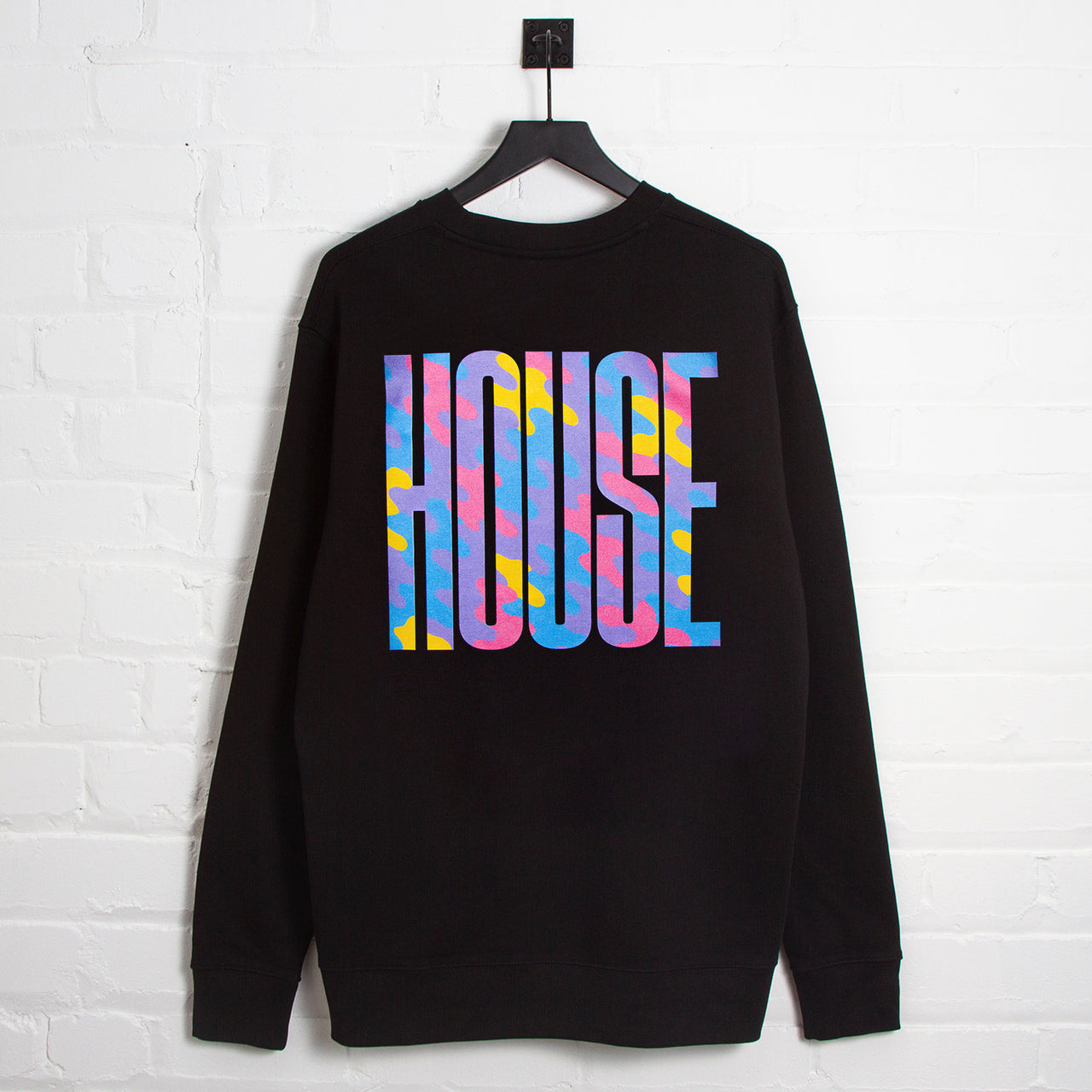Haze Higher House Back Print - Sweatshirt - Black