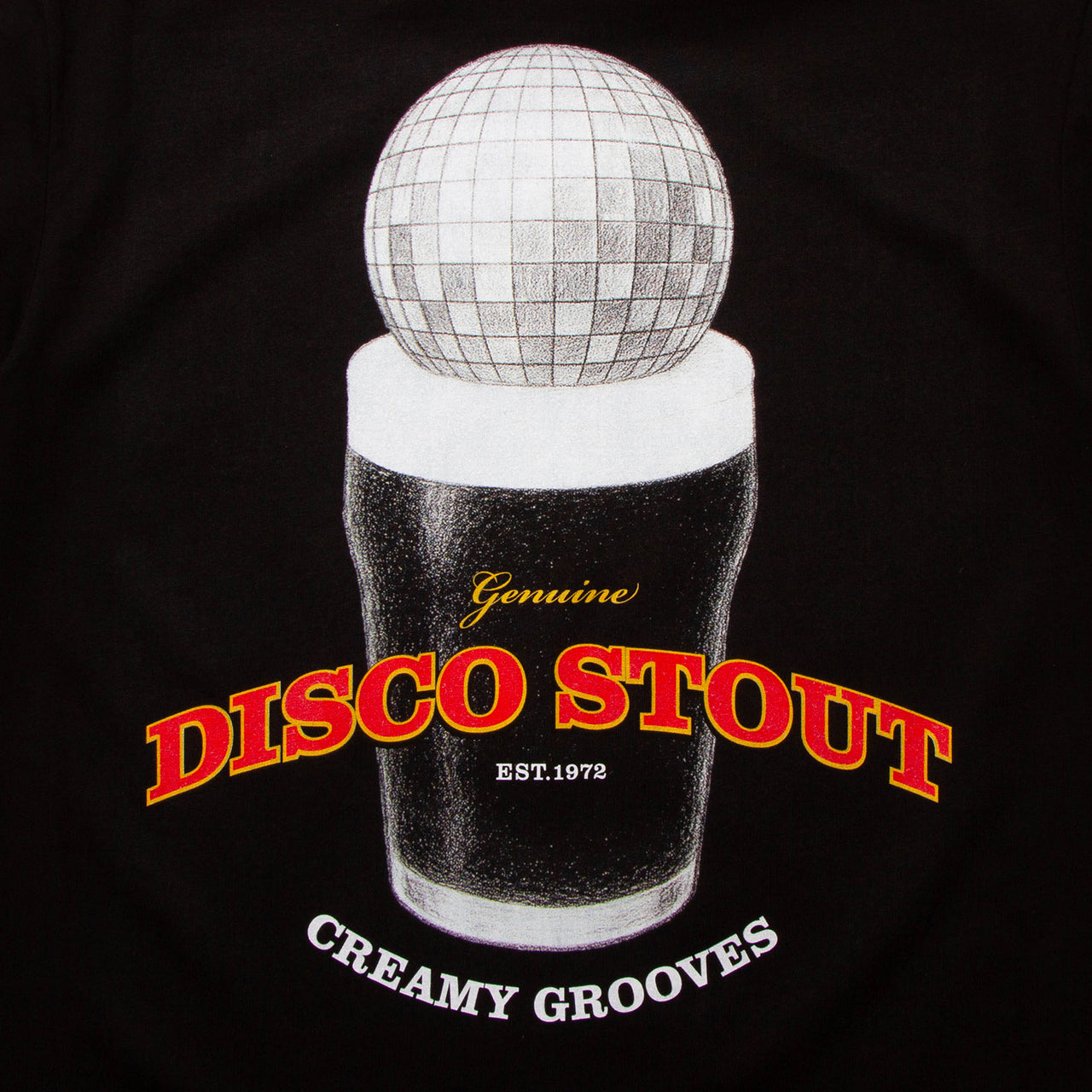Crest Creamy Disco Stout - Tshirt - Black
