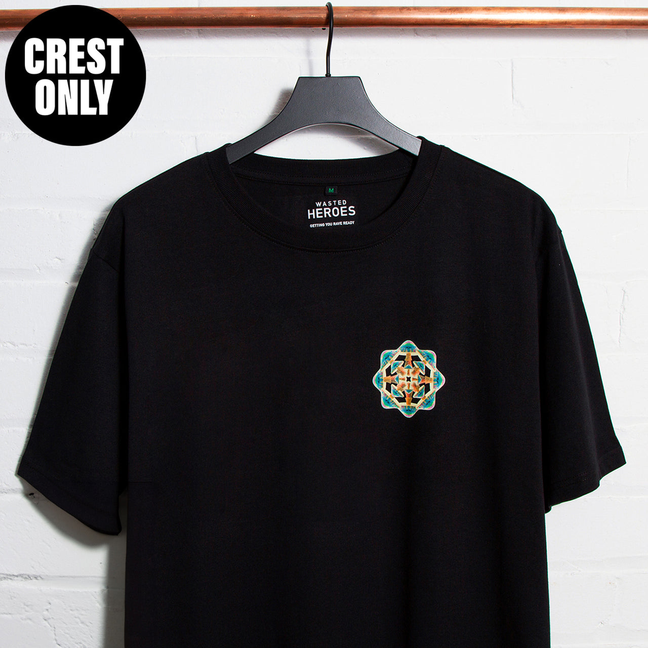 Crest Staroom - Tshirt - Black
