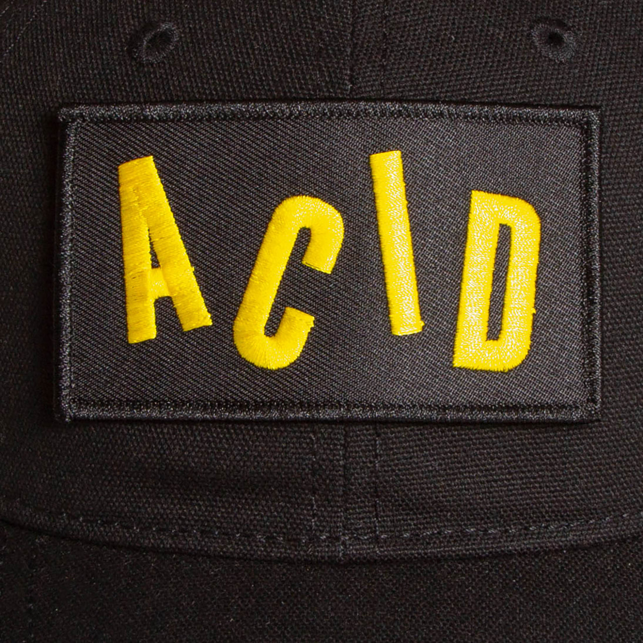 Acid Letter - Canvas Cap - Black