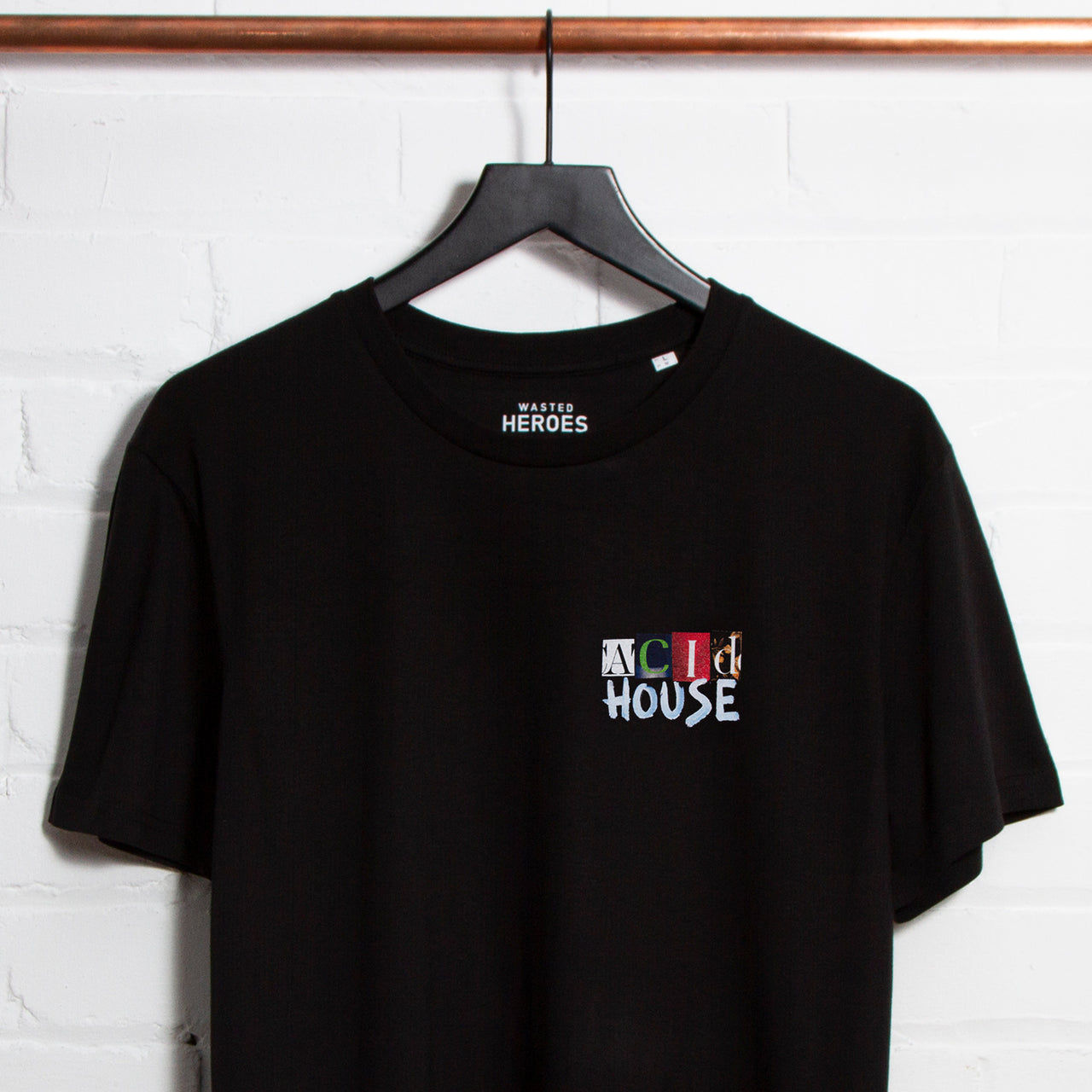 Crest Acid House Cut Panorama - Tshirt - Black