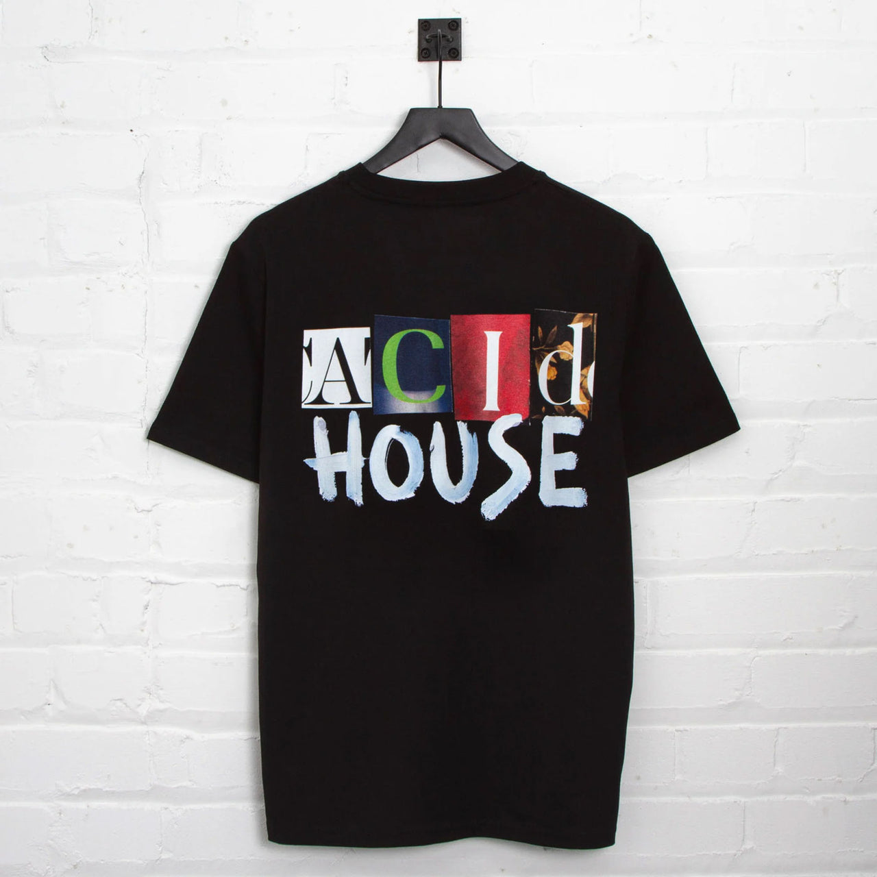 Acid House Cut Panorama Back Print - Tshirt - Black