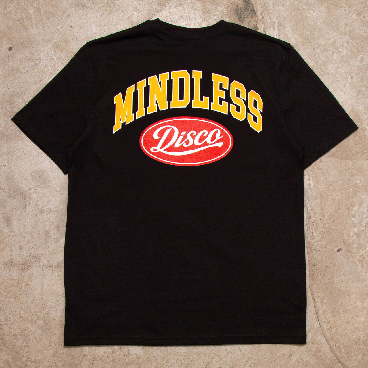 Varsity Mindless Disco Back Print - Tshirt - Black