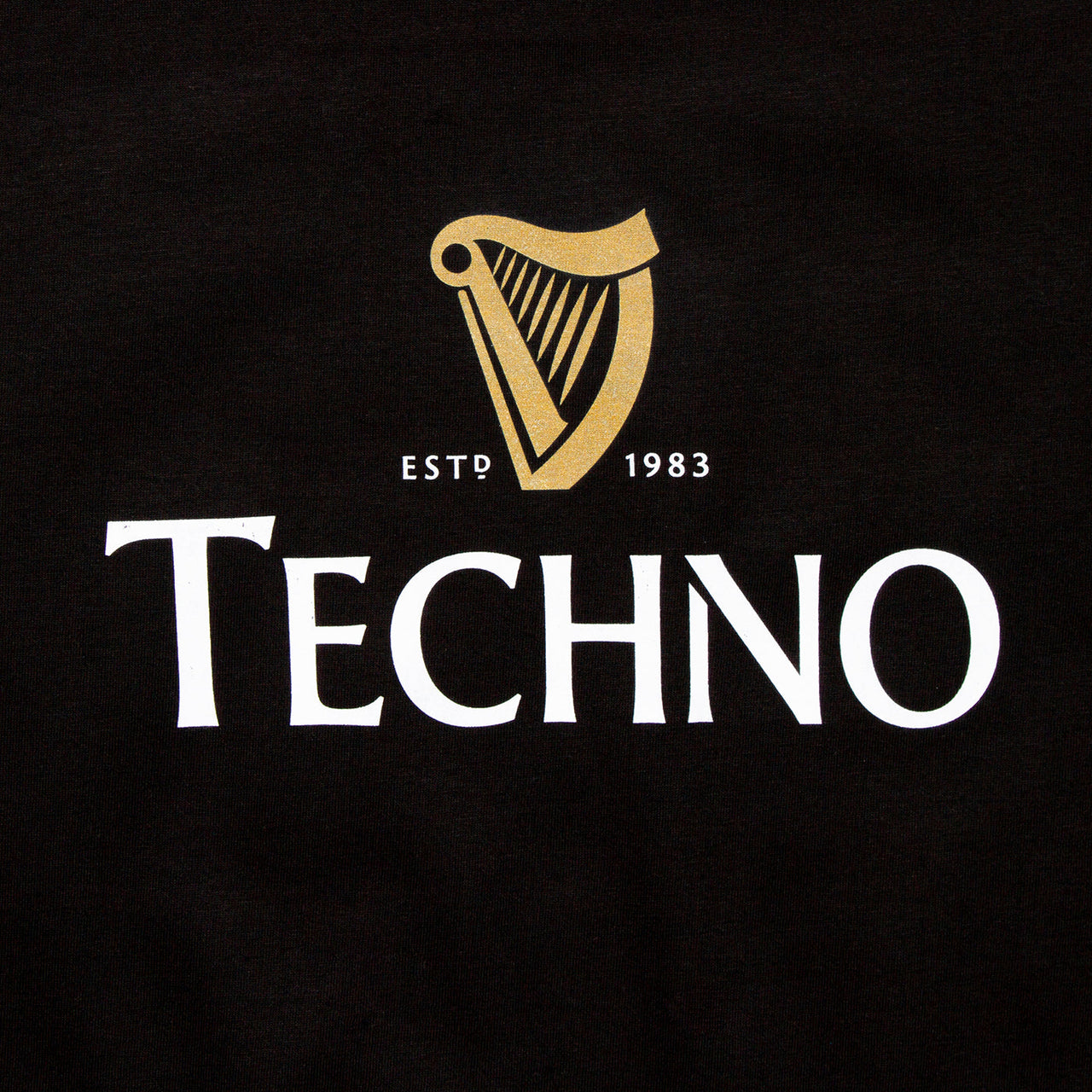 Crest Techno Harp - Tshirt - Black or Green