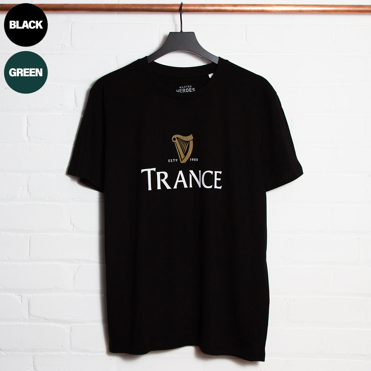 Trance Harp - Tshirt - Black or Green