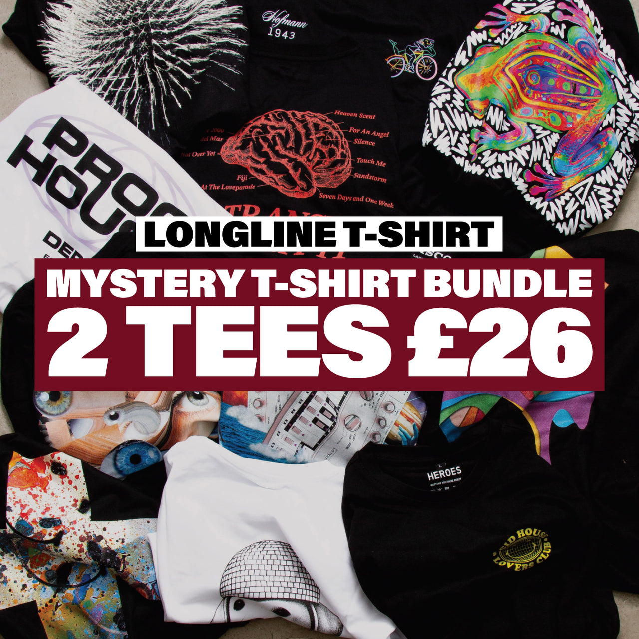 2 Longline T-shirt bundle