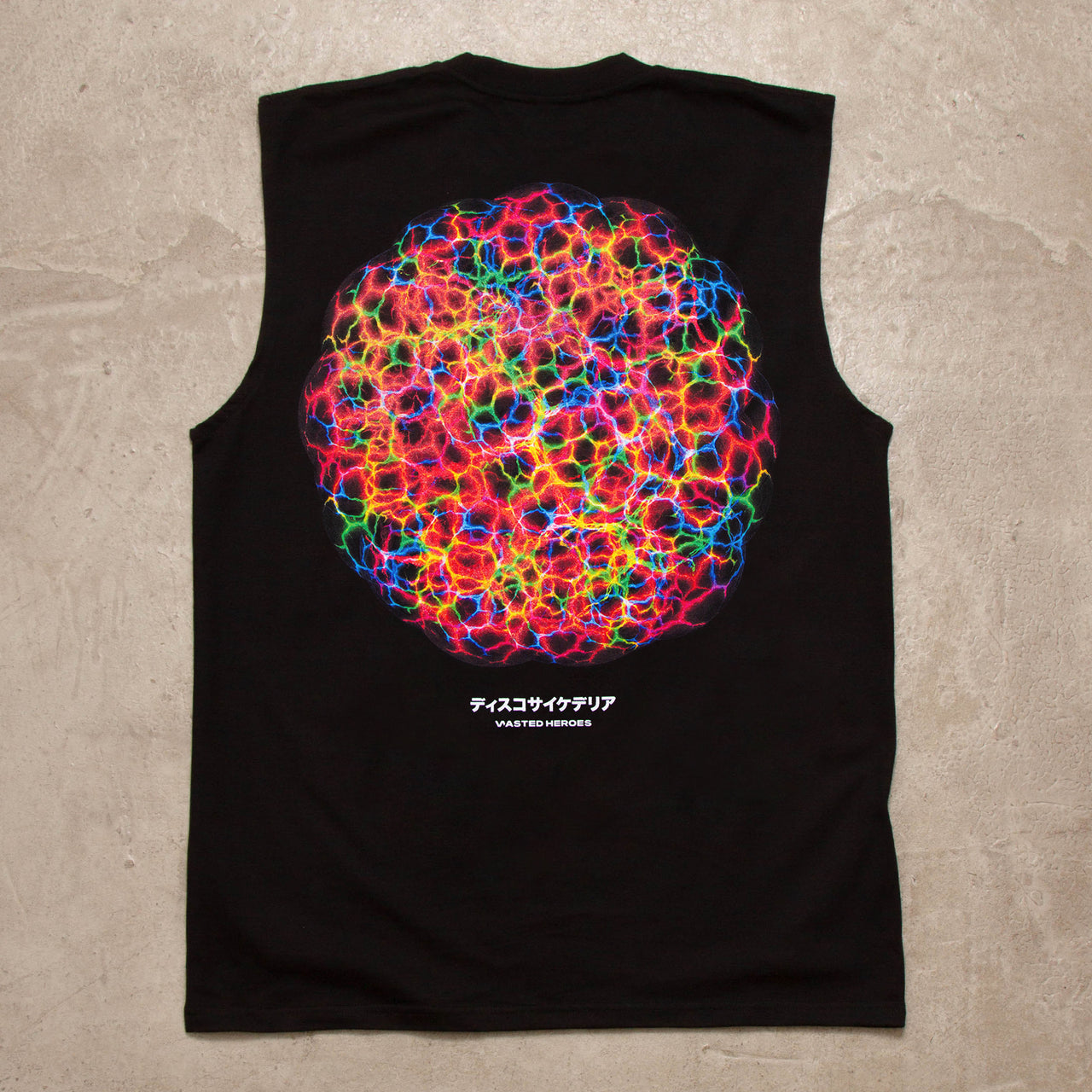 048 Disco Psychedelia - Tank Tshirt - Black