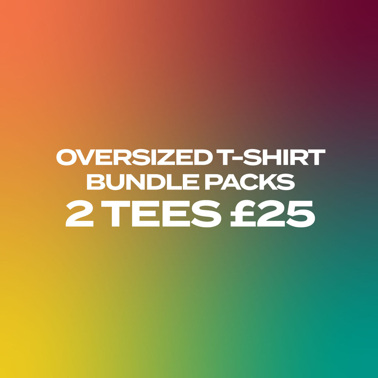 Oversized T-shirt Bundle Pack