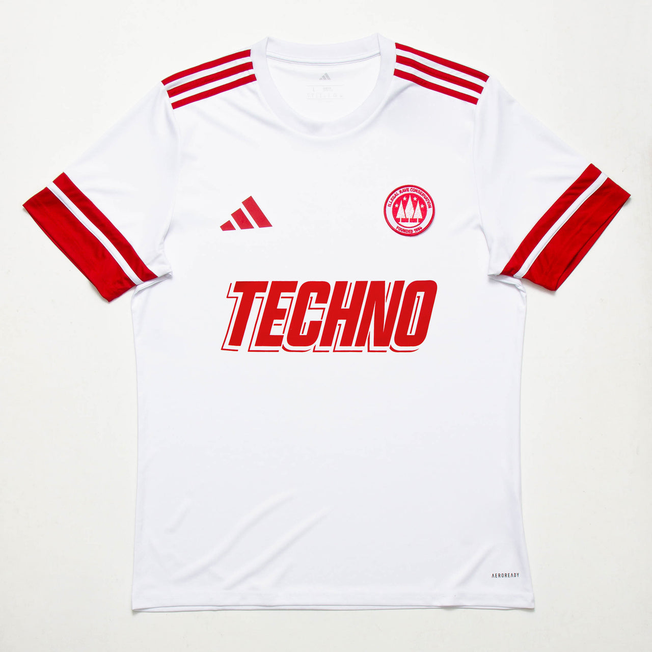Techno United FC National - Jersey - White/Red