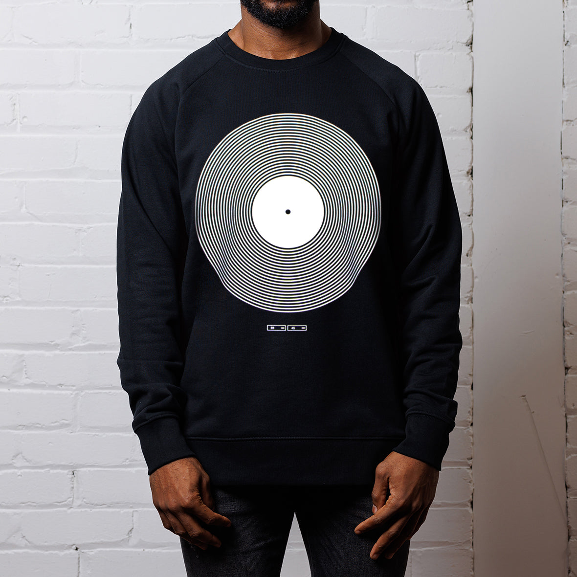 Vinyl - Sweatshirt - Black