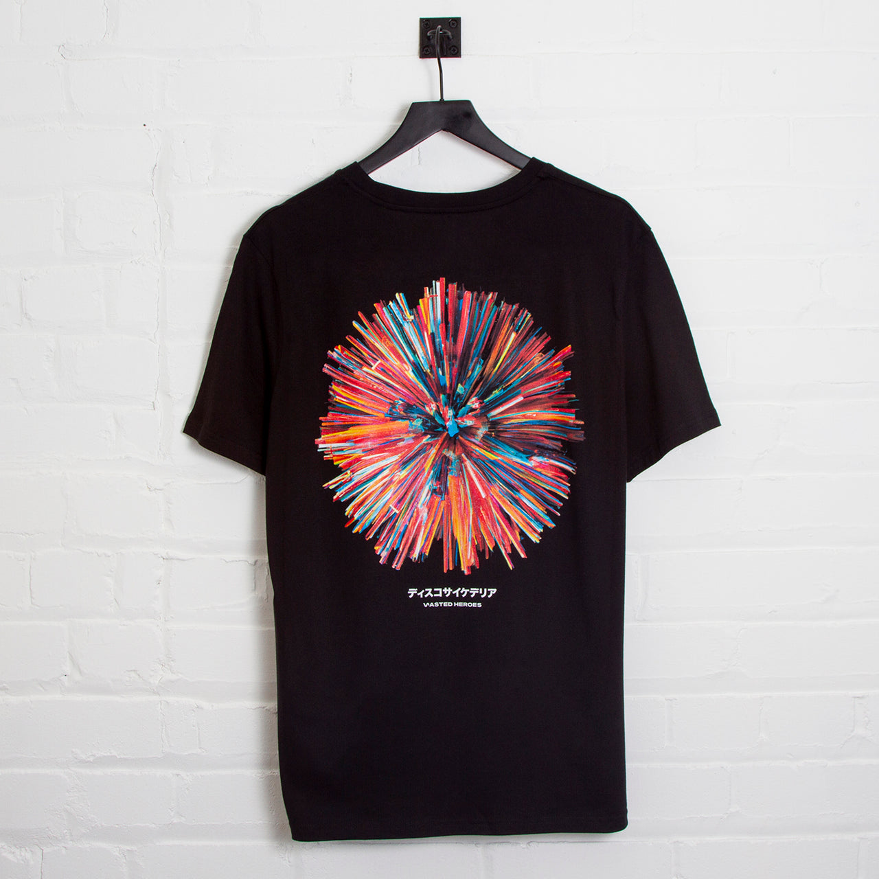 024 Disco Psychedelia Back Print - Tshirt - Black