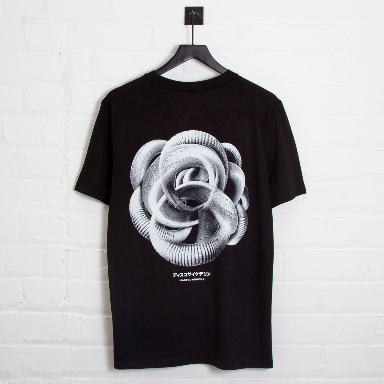 026 Disco Psychedelia Back Print - Tshirt - Black
