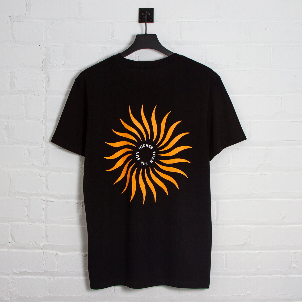 Higher Than The Sun Back Print - Tshirt - Black