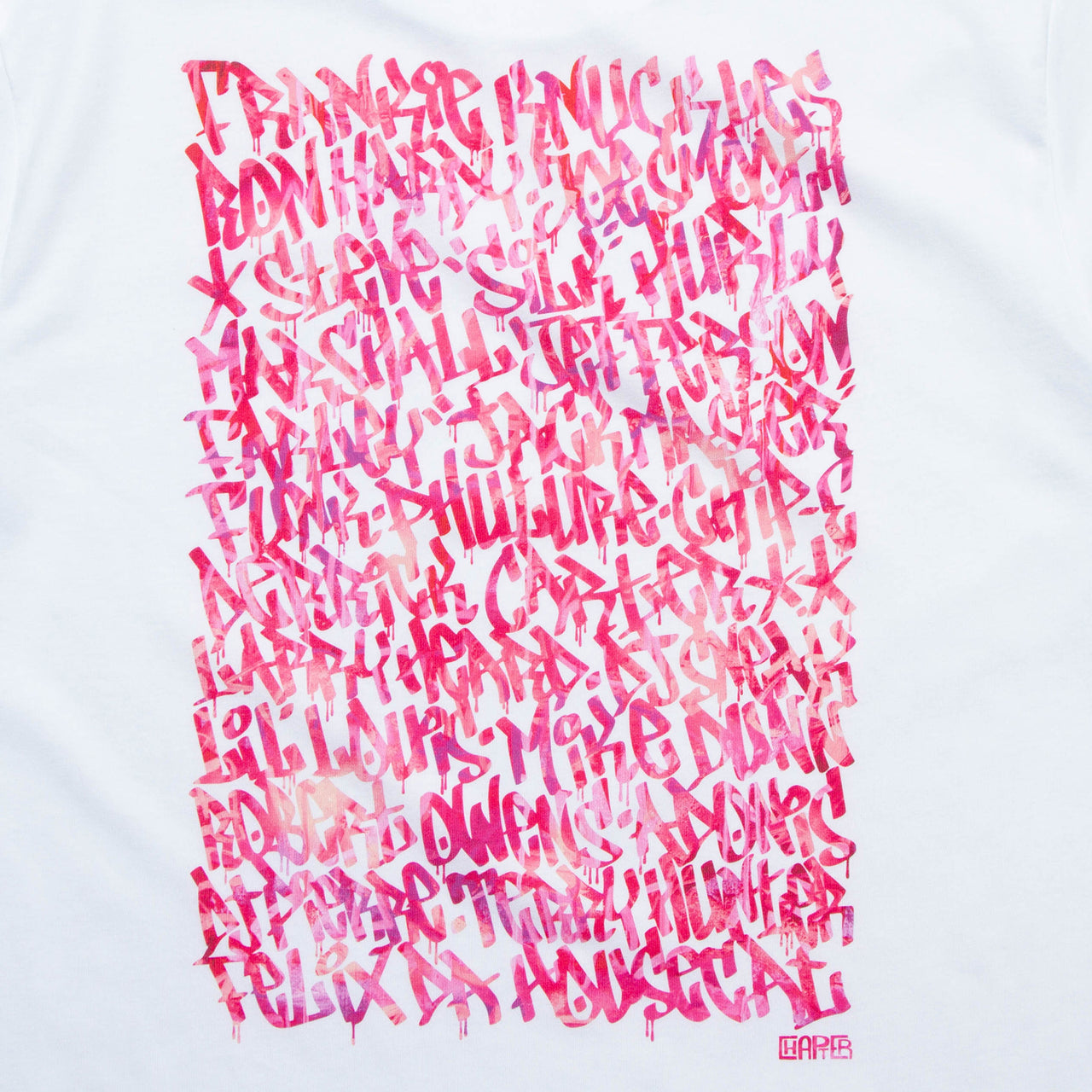 Magenta Chicago Pioneers Back Print - Tshirt - White