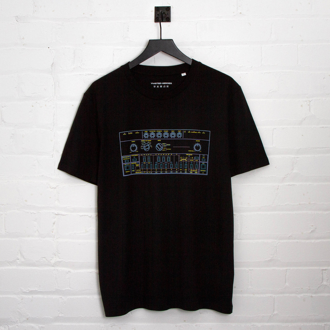 303 Colours Front Print - Tshirt - Black
