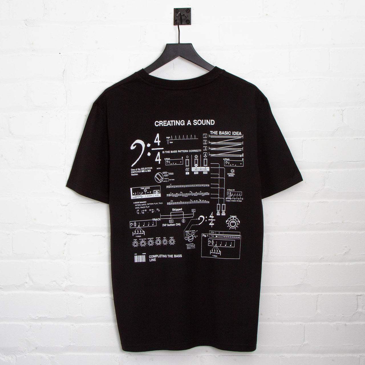 303 Sound Back Print - Tshirt - Black