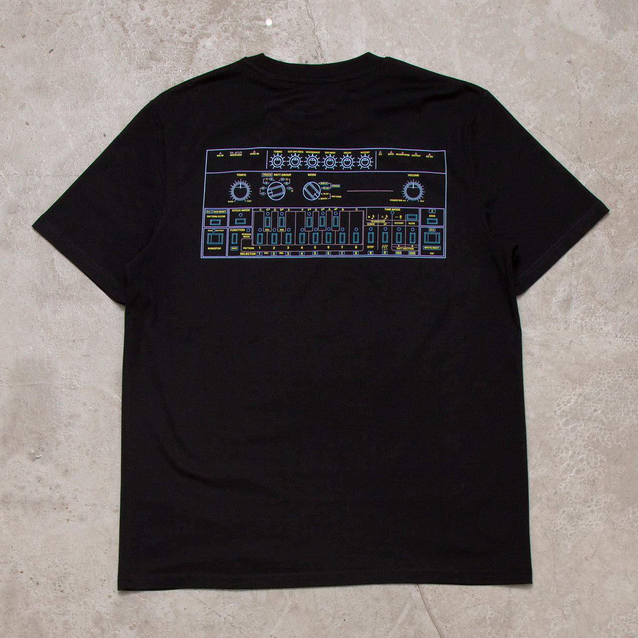 303 Colours Back Print - Tshirt - Black