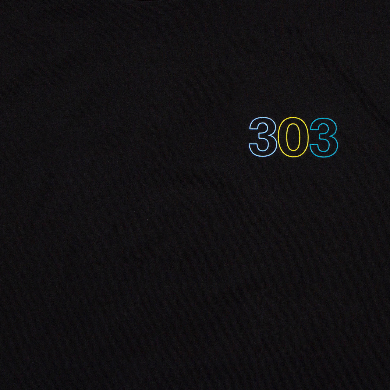 Crest 303 Colours Back Print - Tshirt - Black
