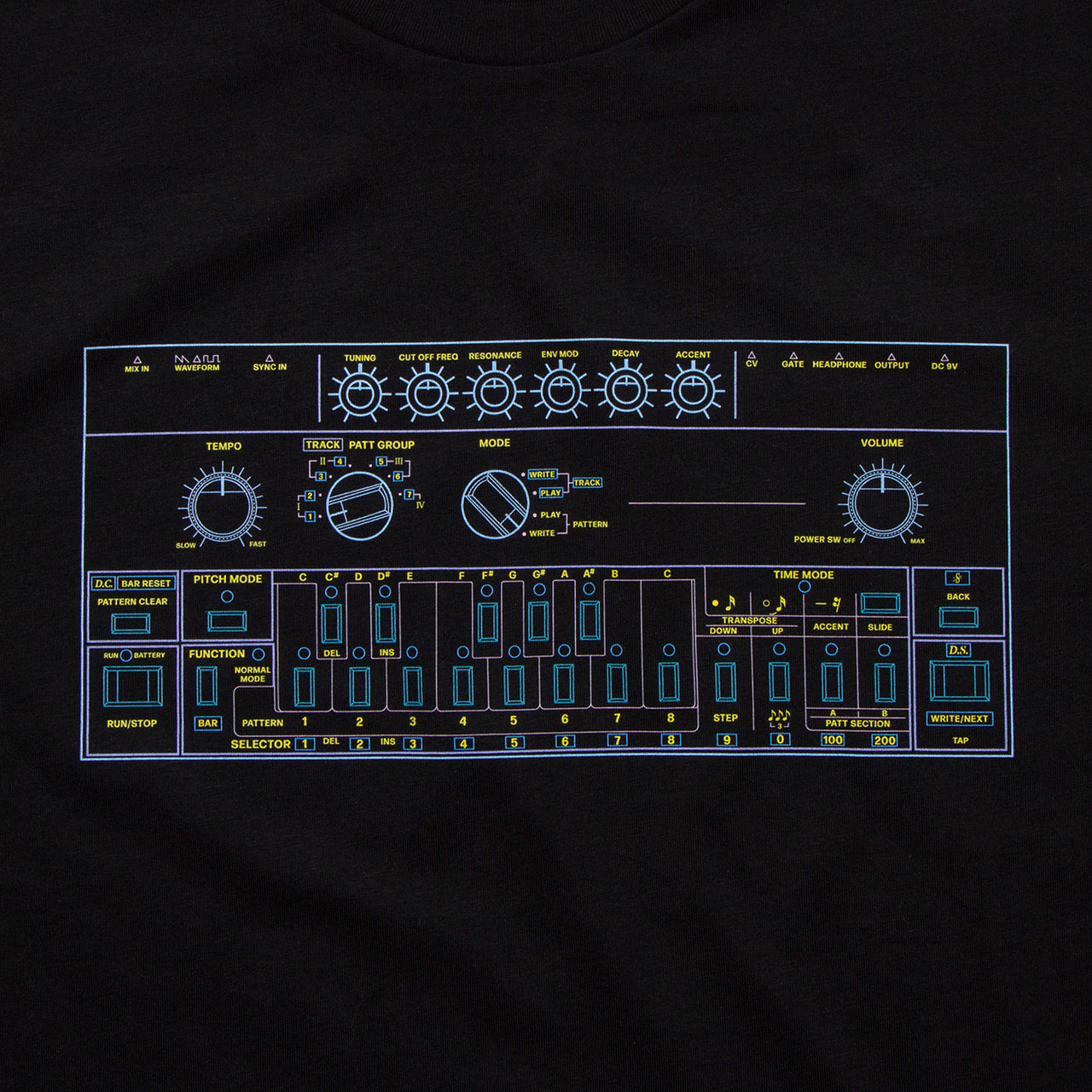 303 Colours Back Print - Sweatshirt - Black