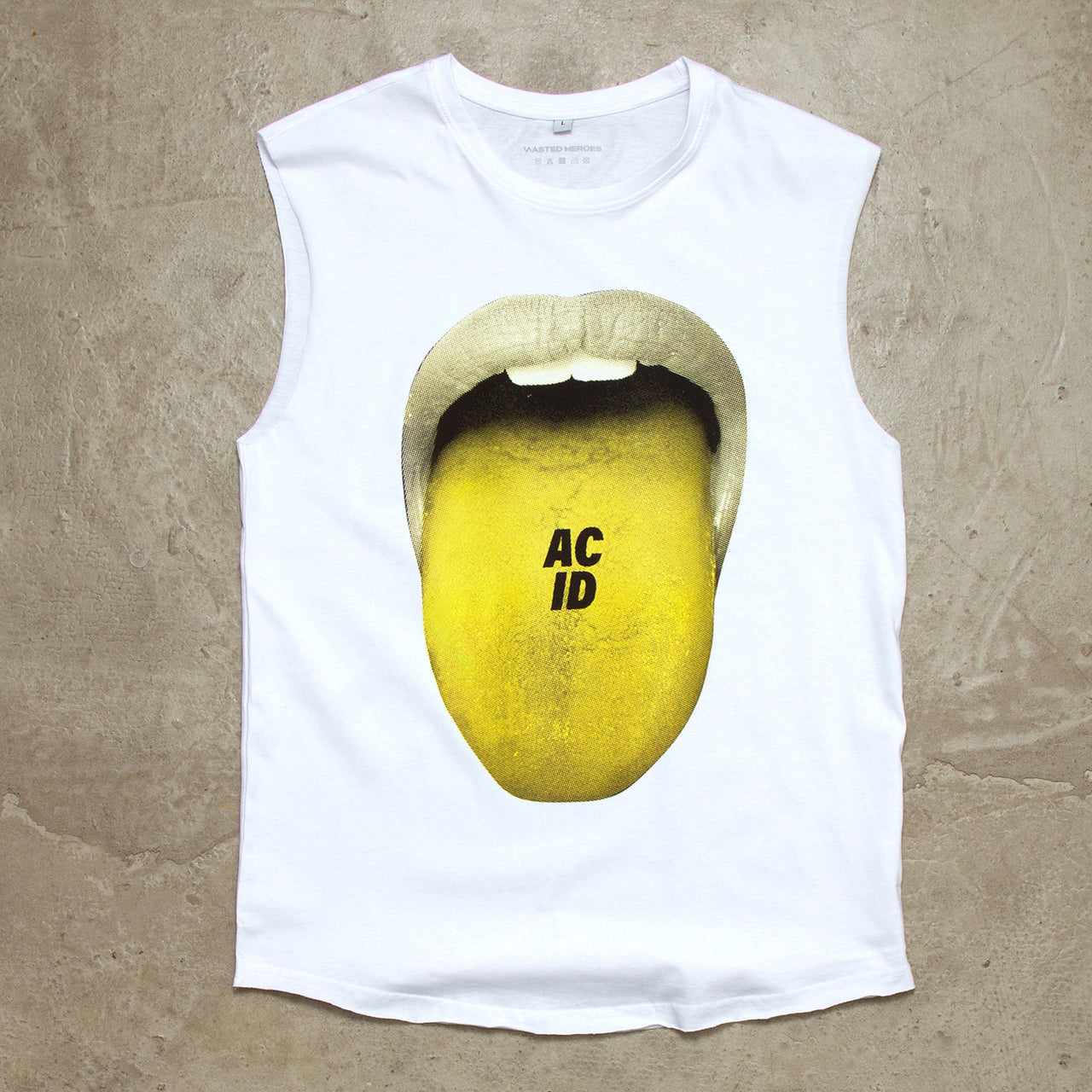 Acid Drop  - Tank Tshirt - White