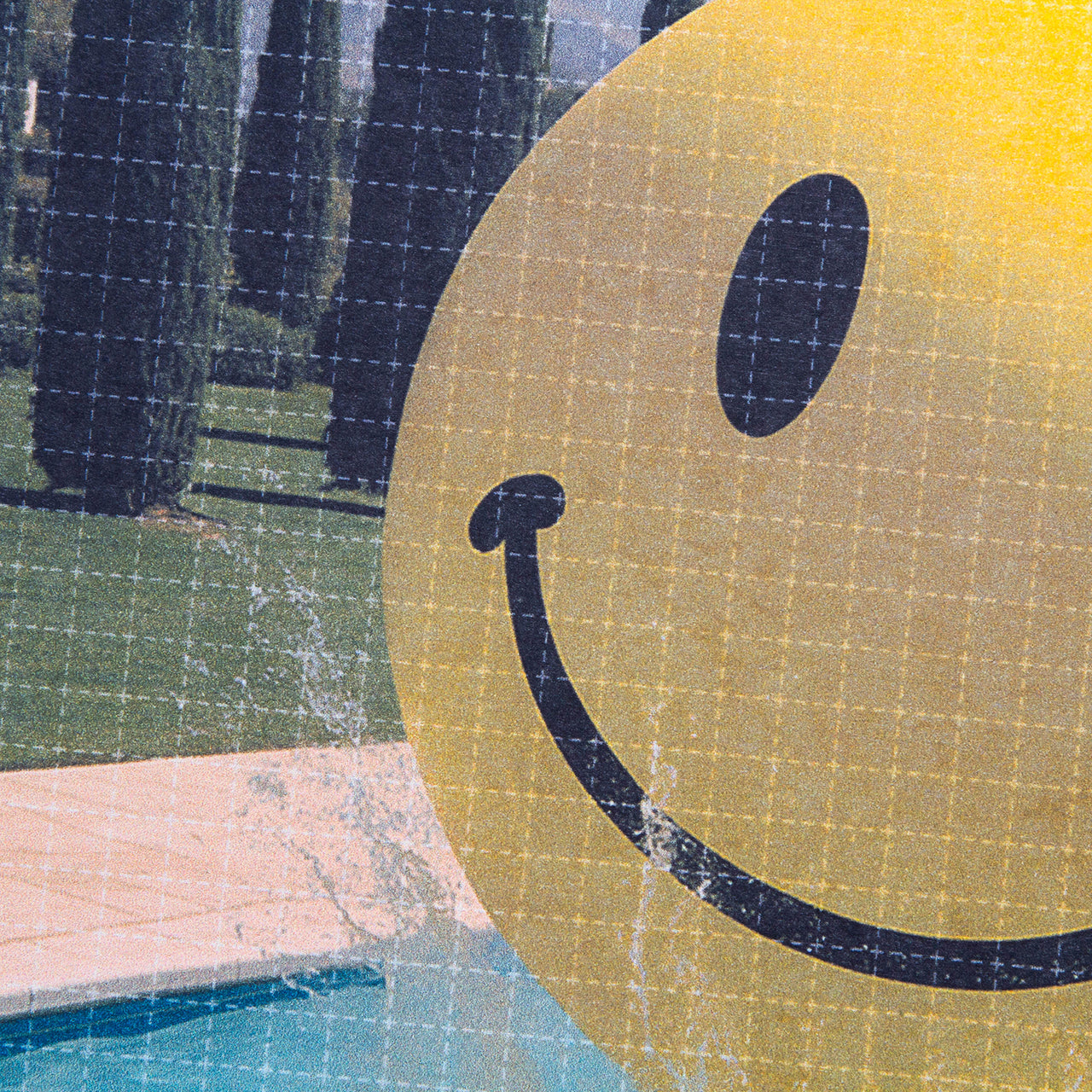 Smiley Poolside Trip - Art Print