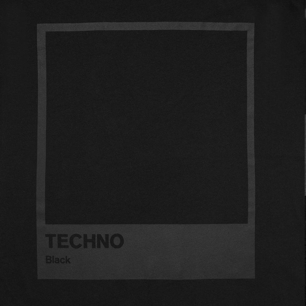 Techno Blk On Blk - Tshirt - Black