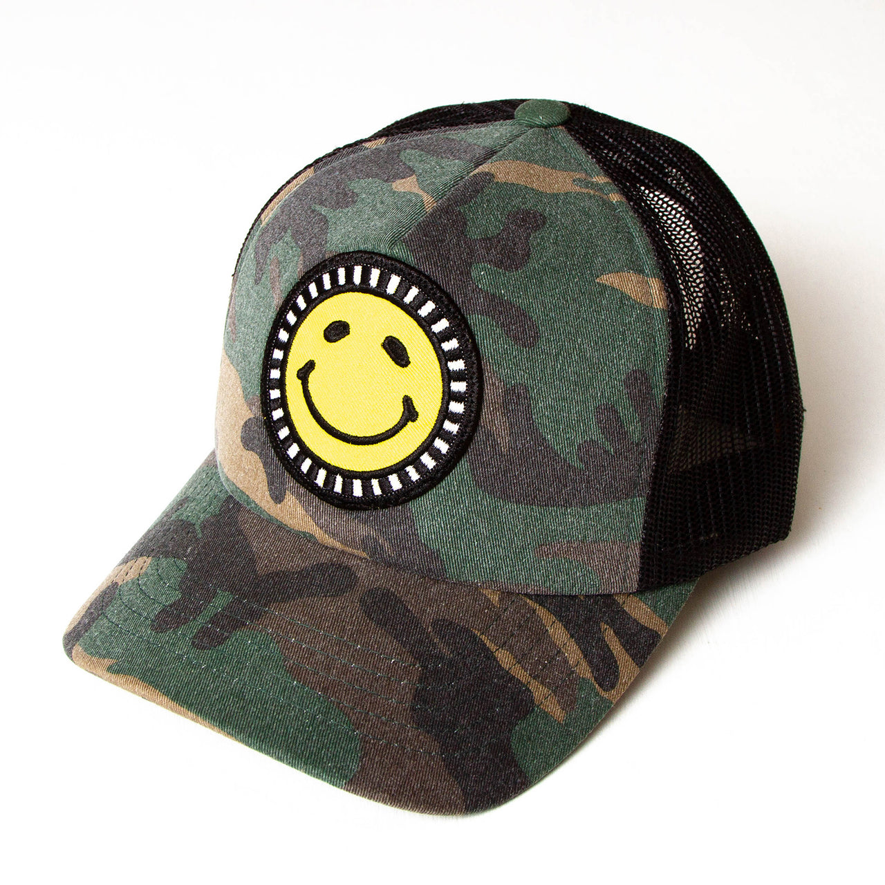 Smiley - Trucker Cap - Camo