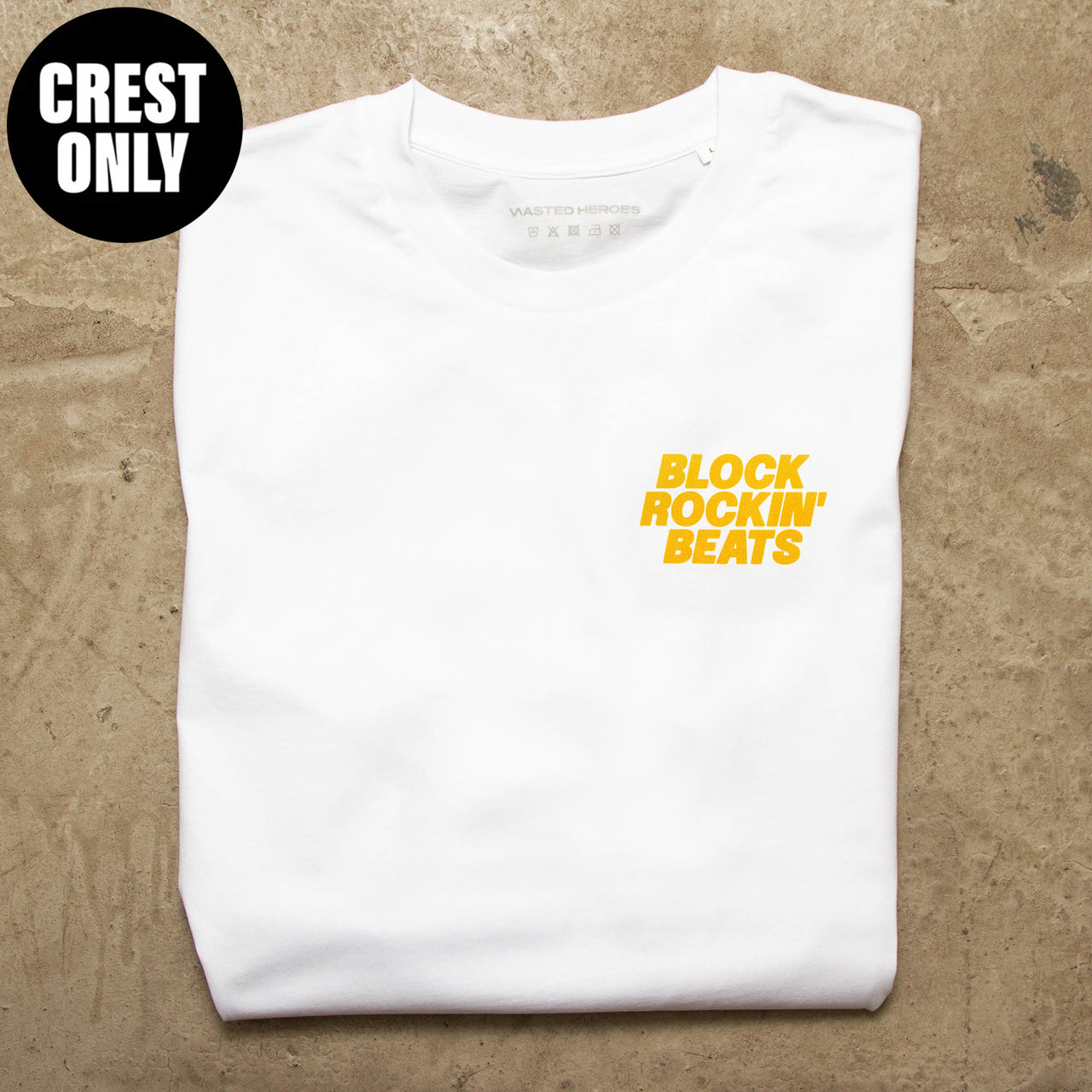 OS Crest Block Rockin - Tshirt - White