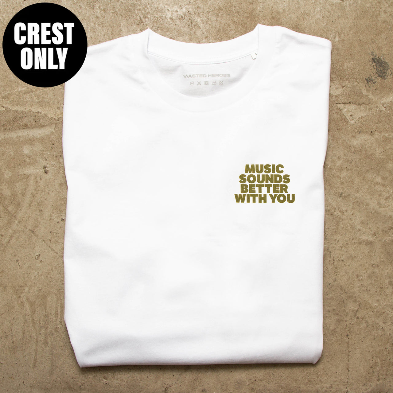 OS Crest Music Sounds - Tshirt - White