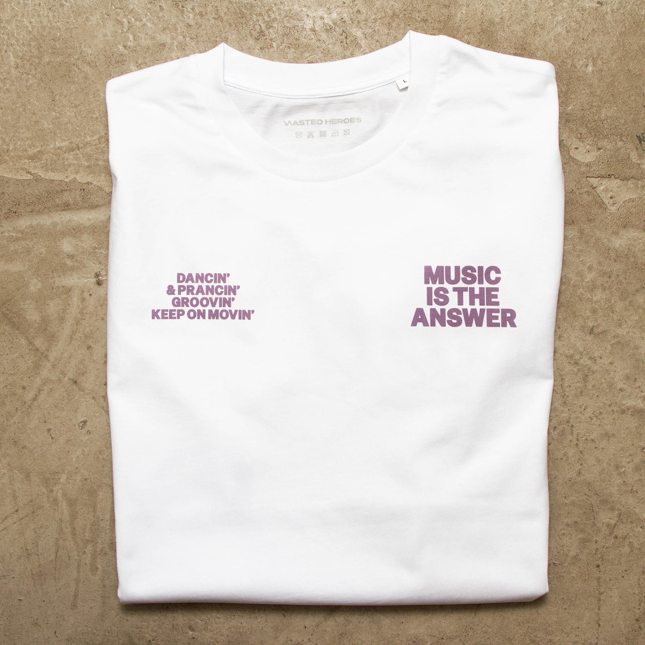 OS Crest Music Answer - Tshirt - White