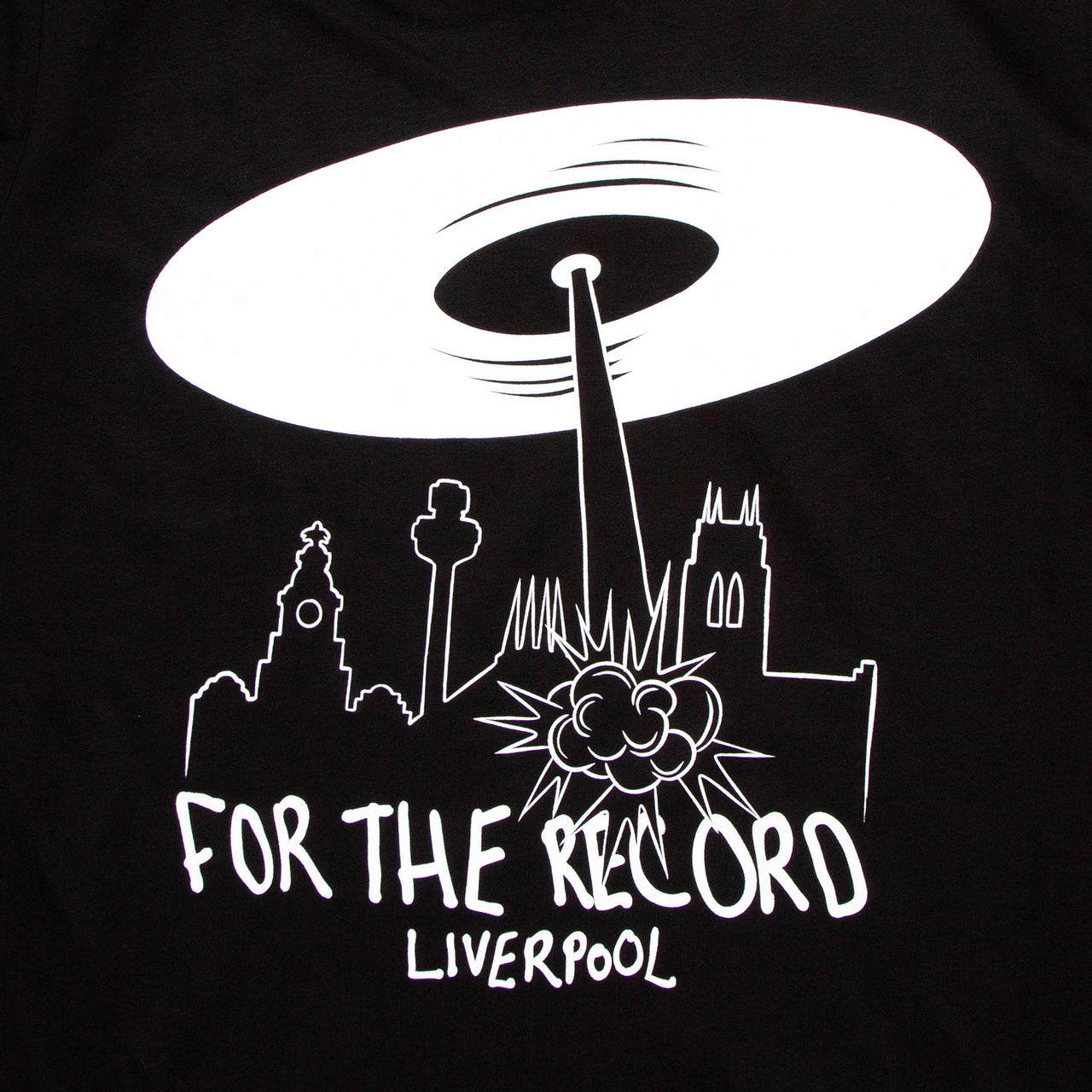 For The Record Liverpool - Hood - Black