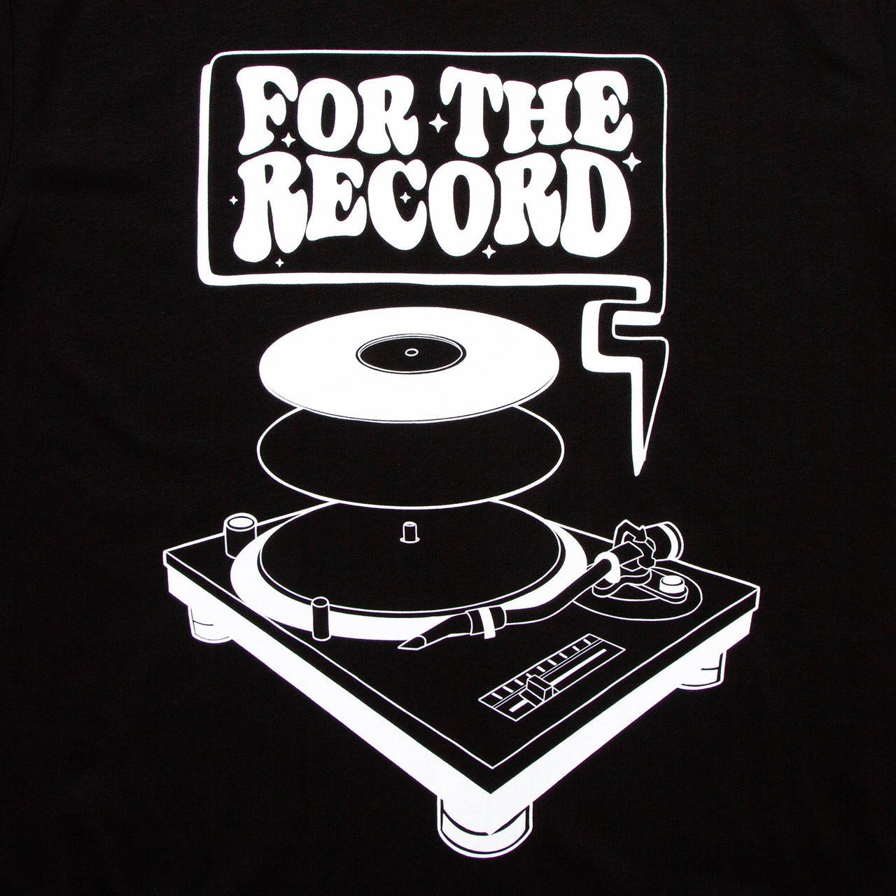 For The Record Turntable - Hood - Black