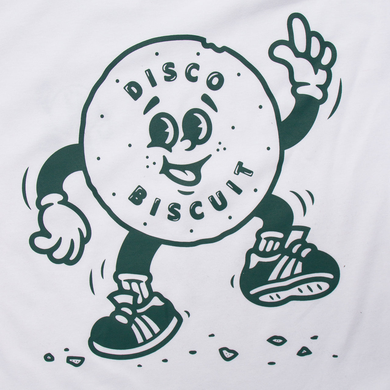 Disco Biscuit - Oversized Tshirt - White