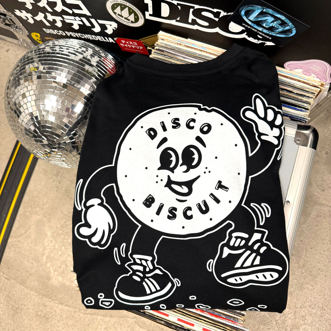 Disco Biscuit Returns - Regular Tshirt - Custom Colour