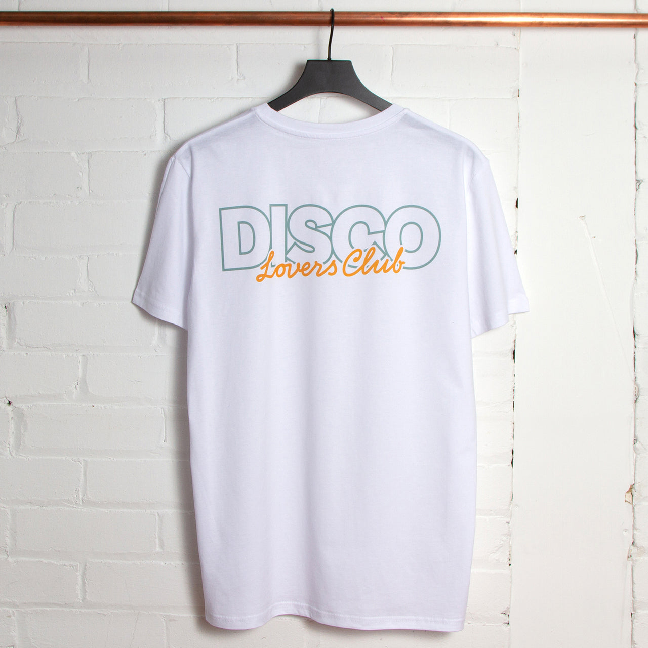Disco Lovers Back Print - Tshirt - White