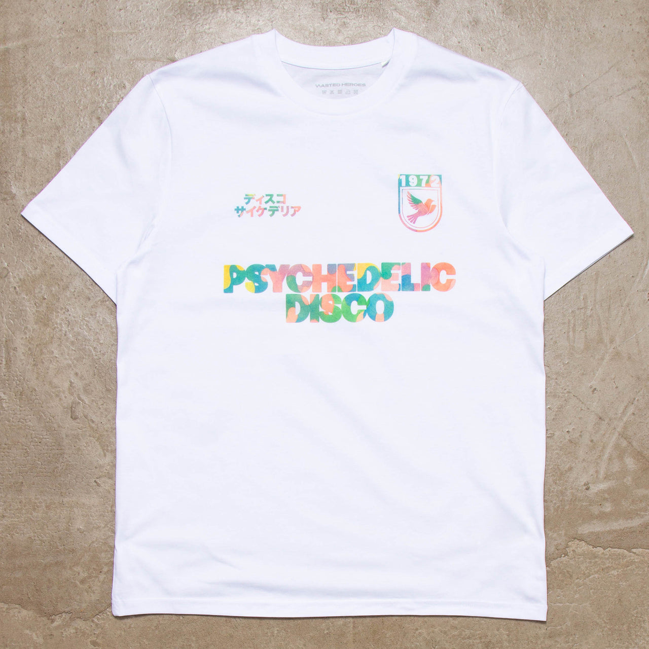 Drill Pastel Camo Psychedelic Disco  - Tshirt - White