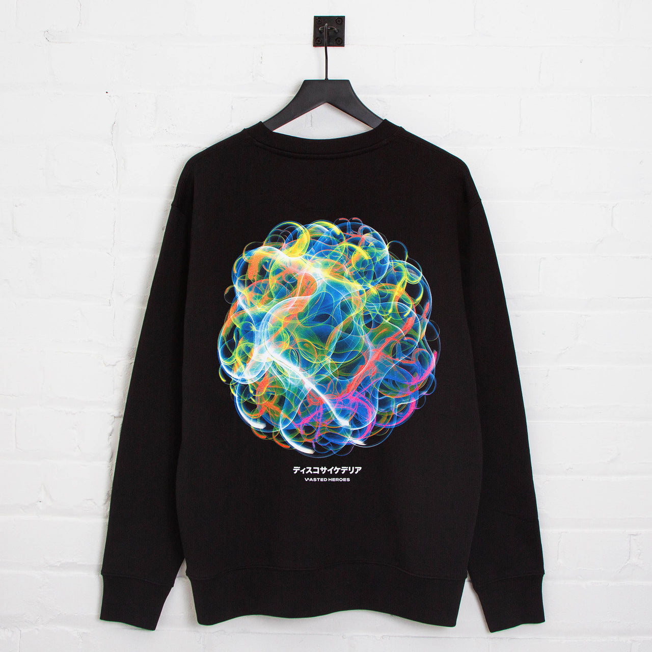 Orb 046 Disco Psychedelia Back Print - Sweatshirt - Black