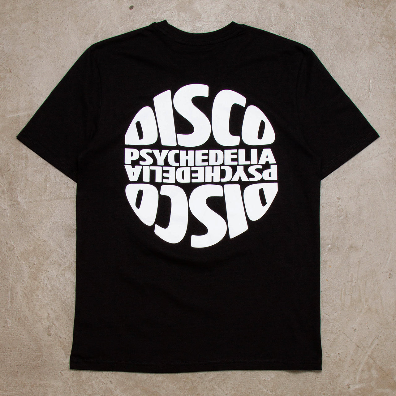 Revolve White Disco Psychedelia Back Print - Tshirt - Black