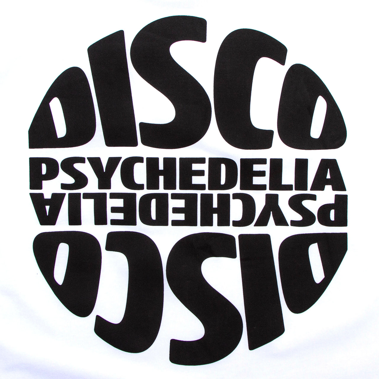 Revolve White Disco Psychedelia Back Print - Tshirt - White