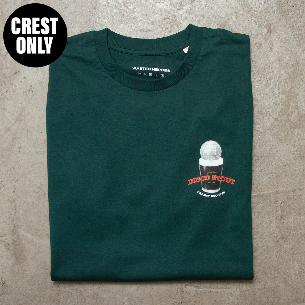 Crest Creamy Disco Stout - Tshirt - Green