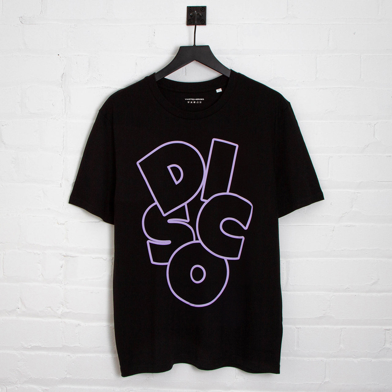 Disco Antics Front Print - Tshirt - Black