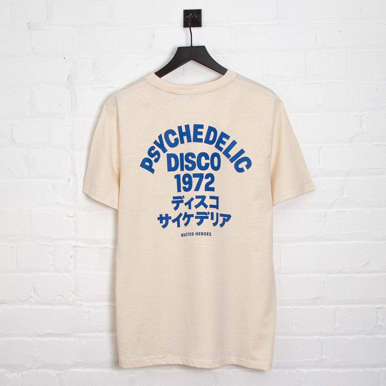 1972 Psychedelic Disco Back Print - Tshirt - Natural