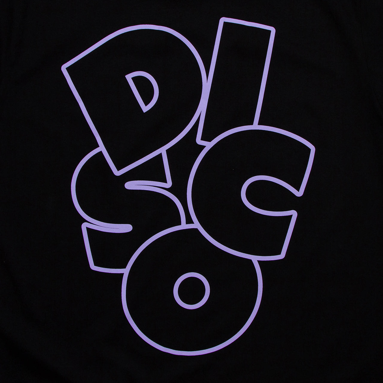 Disco Antics Front Print - Tshirt - Black