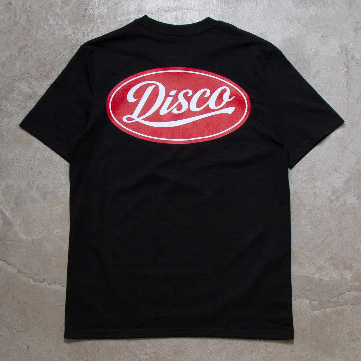 Varsity Disco Back Print - Tshirt - Black