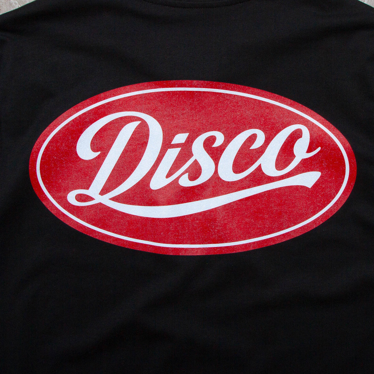 Varsity Disco Back Print - Tshirt - Black