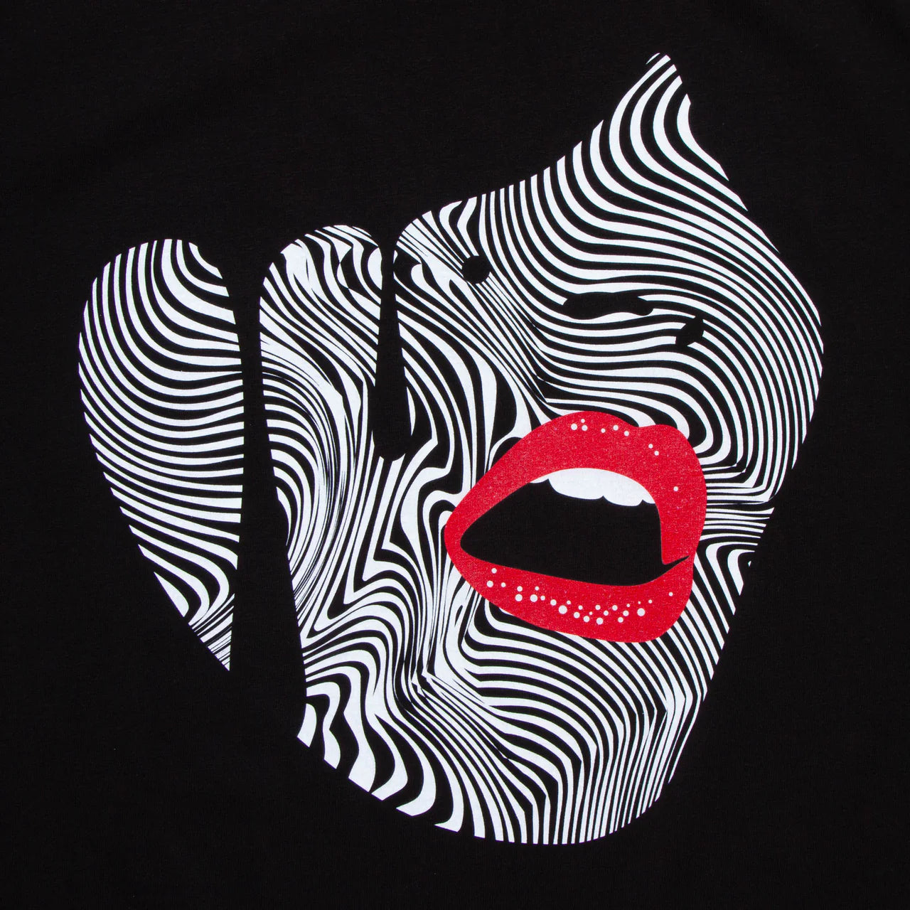 Droplet Face 015 - Tank Tshirt - Black
