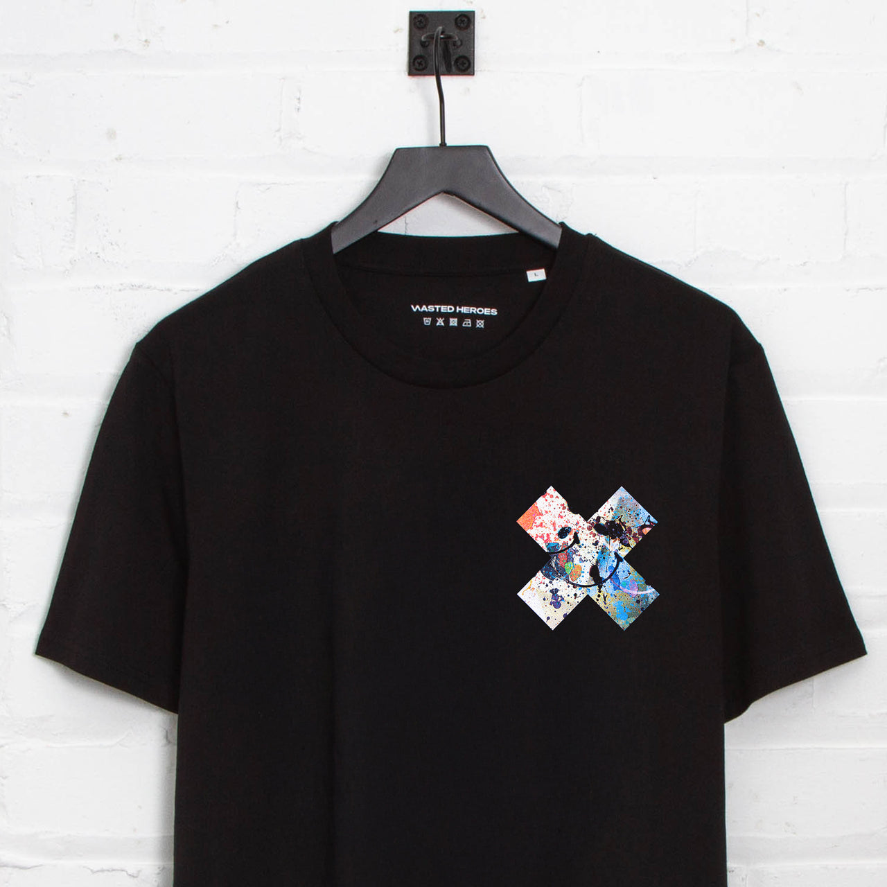 Crest Smiley 1 X Imprint - Tshirt - Black