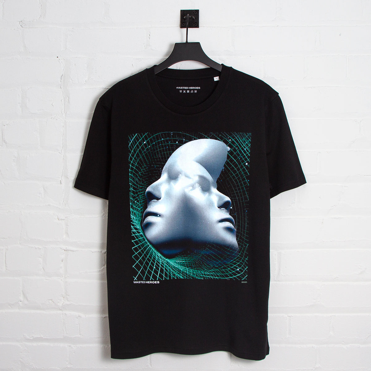 Entity 001 Front Print - Tshirt - Black