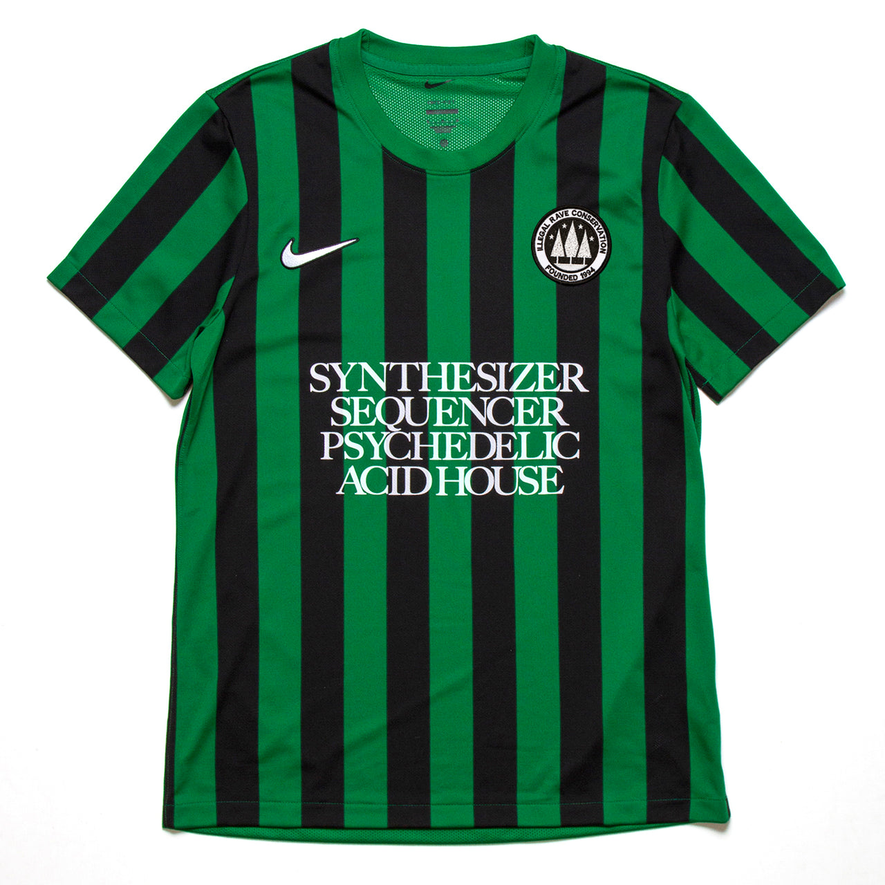 Wasted Heroes Striped Division - Jersey - Green Black