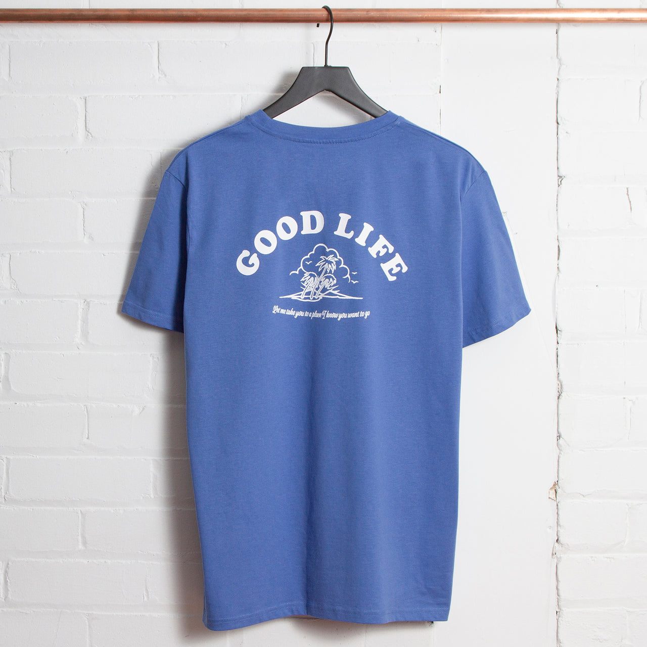 Good Life - Tshirt - Bright Blue